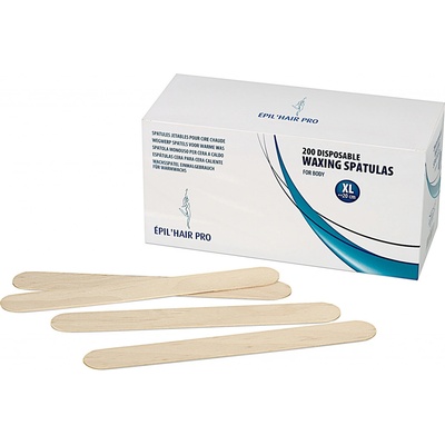 Sibel Waxing Spatulas XL Špachtle na depilaci 200x25 mm, 200 ks