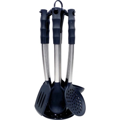 Eisenbach A00533 : ensemble d'ustensiles de cuisine 7 pièces - noir et inox
