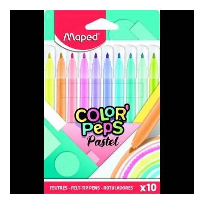 Maped Color Peps: Sada pastelových fixiek 10 ks