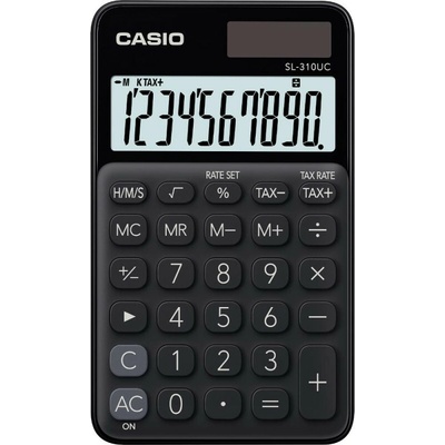 Casio Kalkulačka Casio SL 310UC kapesní - displej 10 míst / černá