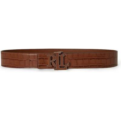Lauren Ralph Lauren oboustranný pásek dámský kožený 412P15766 hnědá