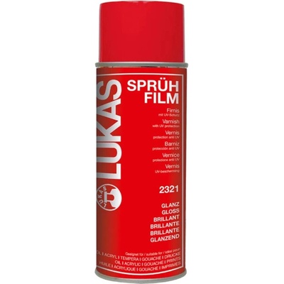 Lukas Univerzálny umelecký lak v spreji 400 ml bezfarebný lesklý