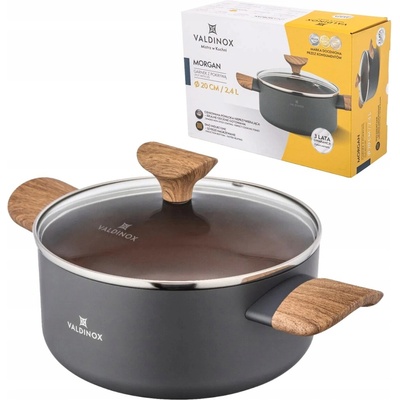 Valdinox Hrnec s poklicí Morgan 20 cm 2,4 l