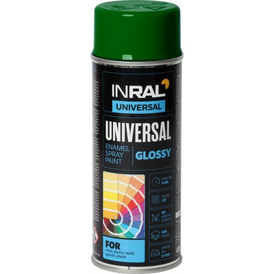 TEGRA INRAL univerzálny email v spreji 400 ml – zelená jedľová (RAL 6009)
