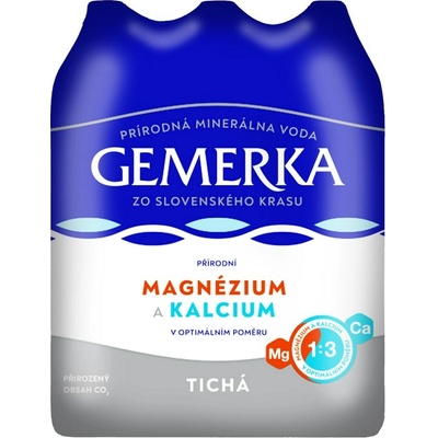 Gemerka Voda minerální neperlivá 6 x 1,5 l