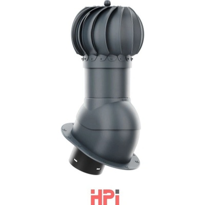 HPI Rotační odvětrávací set 150 pro šindel a rovné plechové krytiny antracit 1 ks