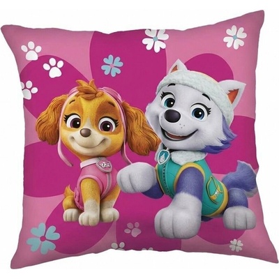 Jerry Fabrics Polštář Paw Patrol Flower power 40x40