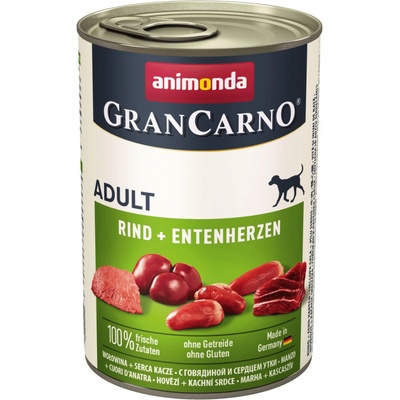 Animonda GranCarno hovězí a kachní srdce 400 g – Hledejceny.cz