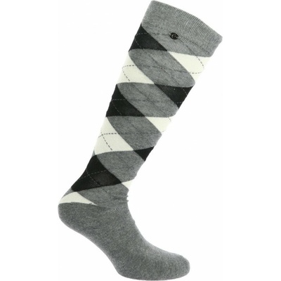 EquiTheme Jezdecké podkolenky Argyle šedo černé – Hledejceny.cz