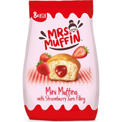 Mrs. Muffin Mini Muffins Strawberry filling 200 g
