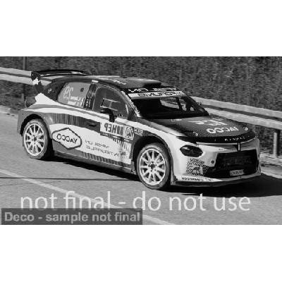 IXO Lancia Ypsilon HF Rally2 Rally Croatia 2026 #28 Gryazin Aleksandrov 1:43
