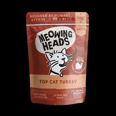 Meowing Heads Top Cat Turkey 100 g