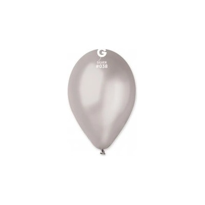 Gemar #038 Balónek 30 cm 12" stříbrná