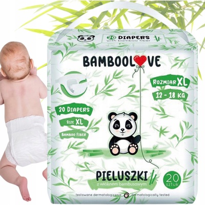 Bamboolove bambus XL 12-18 kg 20 ks