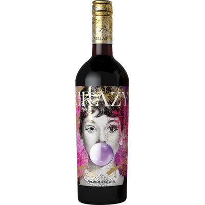 Vignobles Vellas Crazy Merlot Syrah Rouge 10,5% 0,75 l (holá láhev)