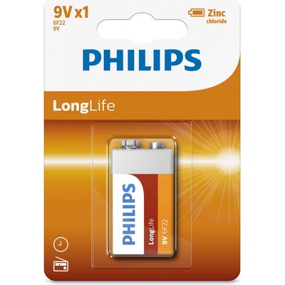 Philips LongLife 9V 1ks 6F22L1B/10