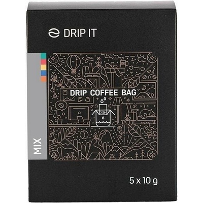 Drip it Káva vo filtri Ochutnávkové balenie 5 x 10 g
