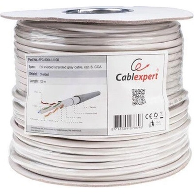 Gembird FPC-6004-L/100 LAN, CAT6, FTP, CCA vodiče, 100m, šedý