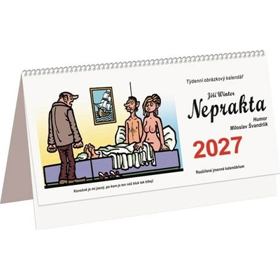 Stolní týdenní humor NEPRAKTA ŠVANDRLÍK 2027