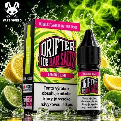 Juice Sauz Drifter Bar Salts Lemon Lime 10 ml 10 mg