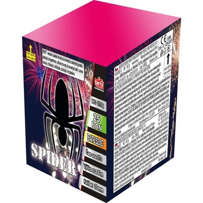 Baterie výmetlic SPIDER 25 ran Halloween 16 1 Čína BAT2520C