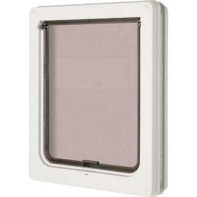 Kerbl Dog Mate 2-way Dog-Flap dvířka magnetická bílá 29 x 35 cm