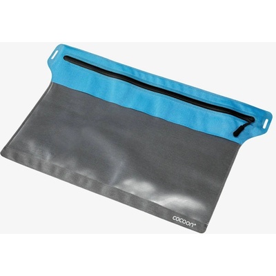 Cocoon Zippered Flat Document Bag L - grey/blue