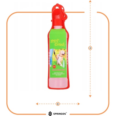 Springos cestovní láhev pro psy 0,5 l – Hledejceny.cz