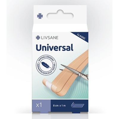 LIVSANE Univerzální náplast 8 cm x 1 m