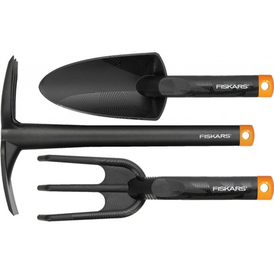 FISKARS lopatka 1000694 + motyčka 1001601 + kultivátor 1001600 – Hledejceny.cz