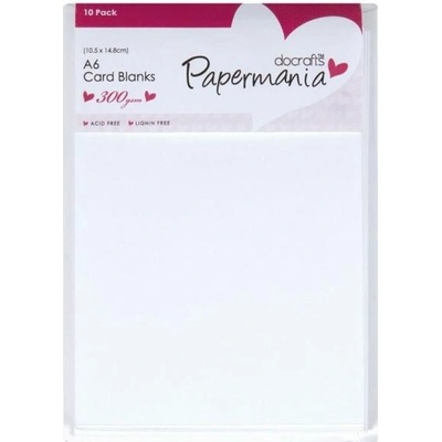 WEST DESIGN PRODUCTS LIMITED West Design A6 přání a obálky 10 ks (300 g/m2) bílé