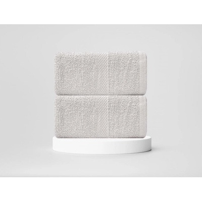 TiaHome froté uterák 50 x 100 cm biela