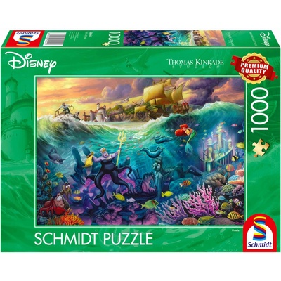 THOMAS KINKADE Malá mořská víla a Uršula Disney Schmidt 1000 dílků