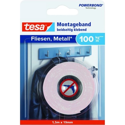Tesa ULTRA STRONG montážna páska POWERBOND 1,5 m x 19 mm biela