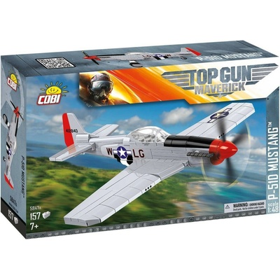 COBI 5847 TOP GUN Maverick 1:48 Americký stíhací letoun North American P 51D Mustang – Hledejceny.cz