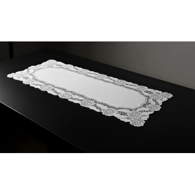 MyBestHome Žakárový ubrus běhoun Sabina bílá 60x120cm – Hledejceny.cz