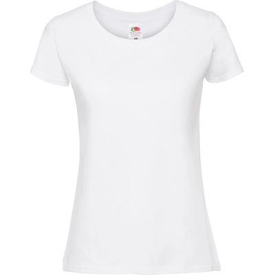 Fruit Of The Loom Lady-fit Iconic 195 T dámské tričko bílá