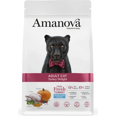 Amanova Cat Adult Turkey & Pumpkin GF 1,5 kg