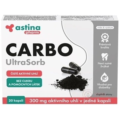 Astina Carbo UltraSorb 20 kapsúl