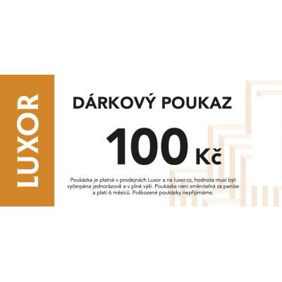 Luxor Papírový dárkový poukaz 100 Kč