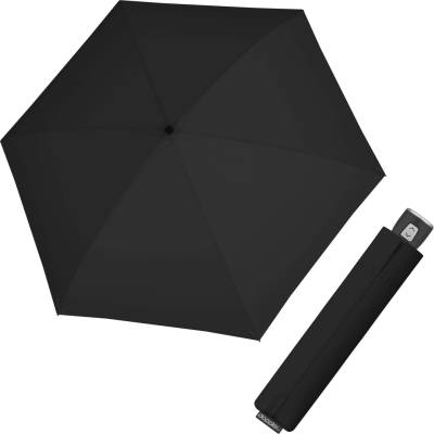 Derby Fiber Magic Compact Simply plně automatický deštník Black