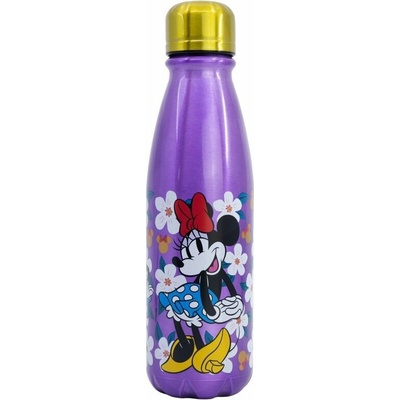 Stor láhev na pití hliníková Minnie 600 ml