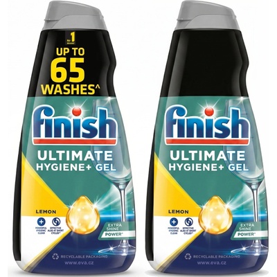 Finish Ultimate gel do myčky Lemon 2 x 650 ml – Hledejceny.cz