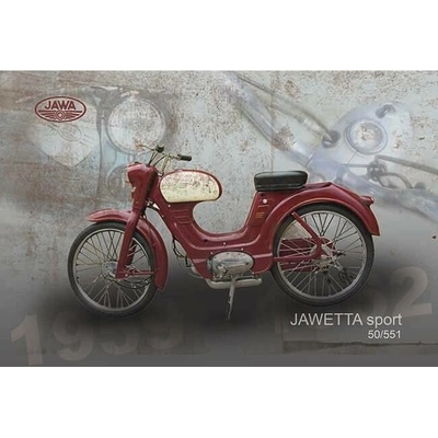 Jawa Jawetta sport 50/551 - ceduľa 30cm x 20cm Plechová tabuľa