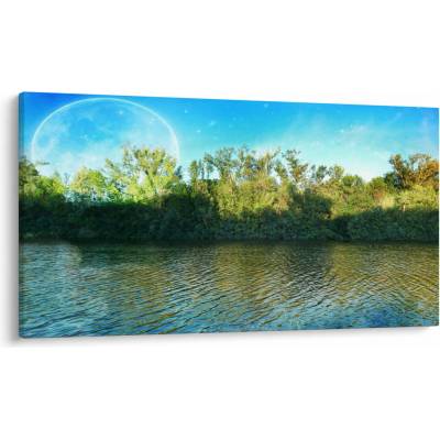 Obraz - jazero, jednodielne 120x70 cm