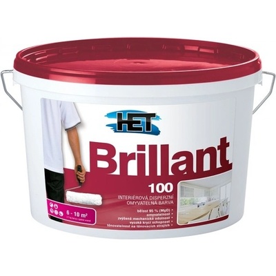 Het Brillant 100 malířská omyvatelná barva, 15 + 3 kg
