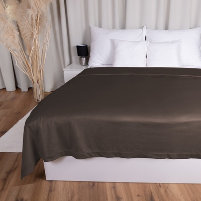 Biante přehoz na postel Sametový Velvet Premium SVP-016 Tmavě hnědý 200 x 220 cm