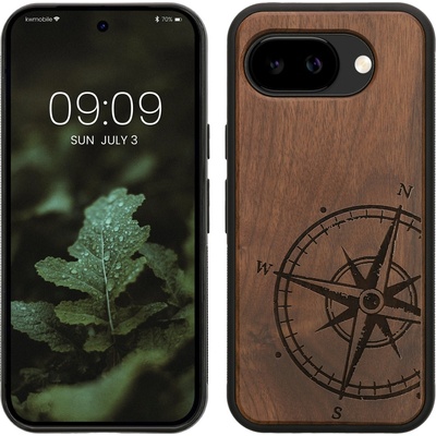 kwmobile dřevěný kryt pro Google Pixel 10a tmavě hnědá
