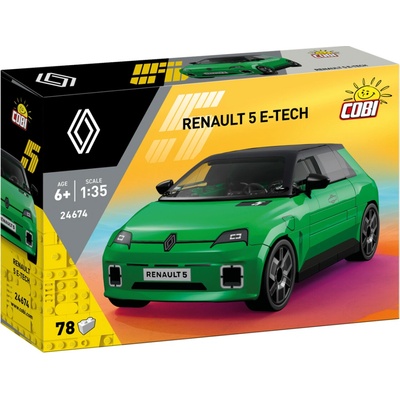 Cobi 24674 Renault 5 e-tech, 1:35, 78 k