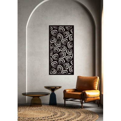 Dekorativní panel na zeď KVĚTINA - 60x30 cm
